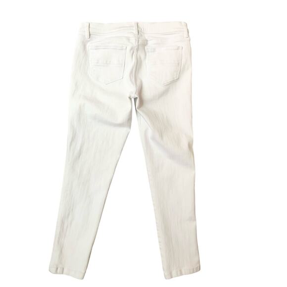 New York & Company Soho White Low rise Skinny Denim Jeans Women's 6 - Picture 2 of 11